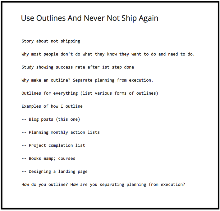 🏆 How to create an outline for an article. How To Get Into